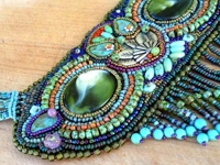 The Beading Yogini Bead Embroidered Necklace